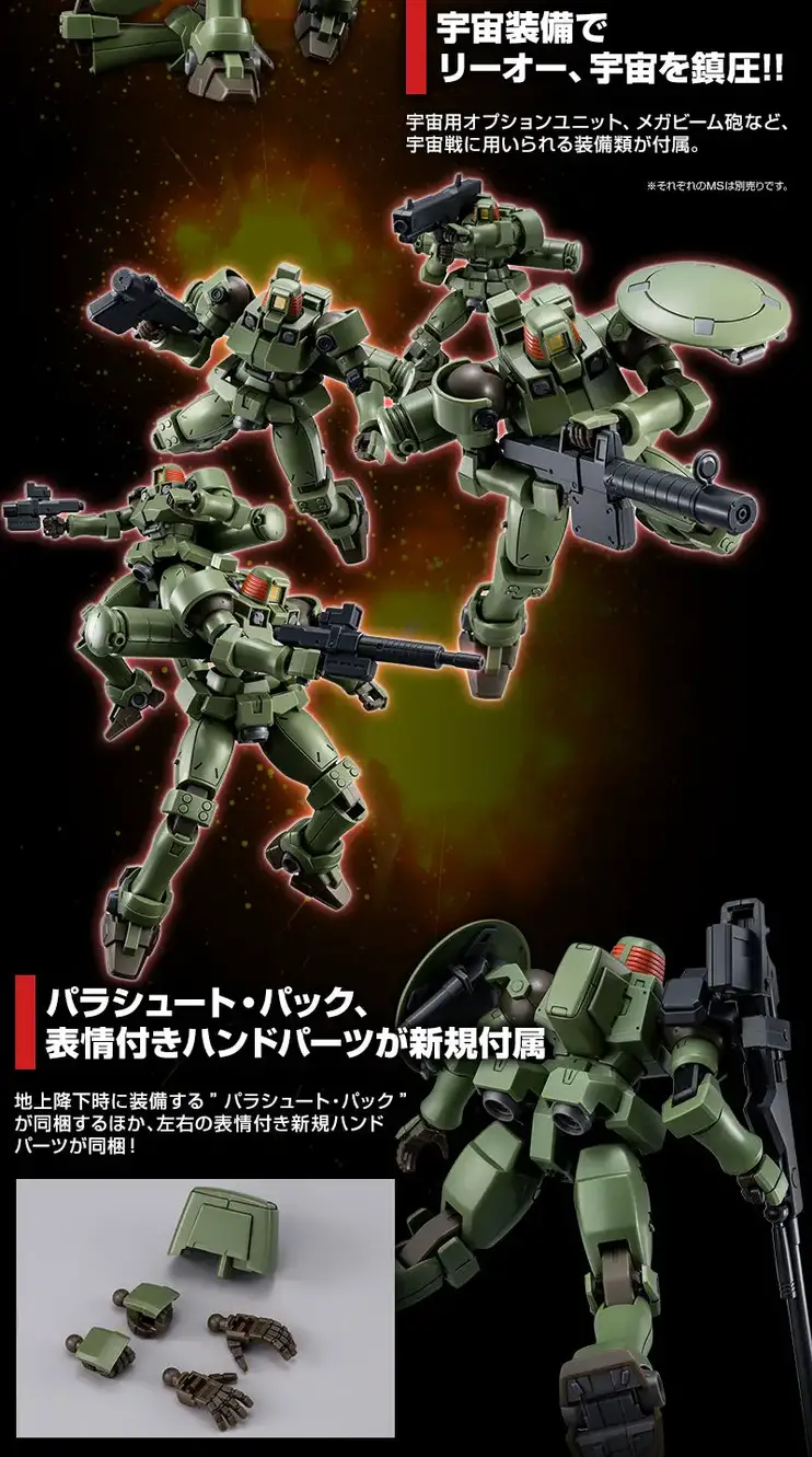 HGAC 1/144 LEO (FULL WEAPON SET) -Figurines Du Modèle ngcb1