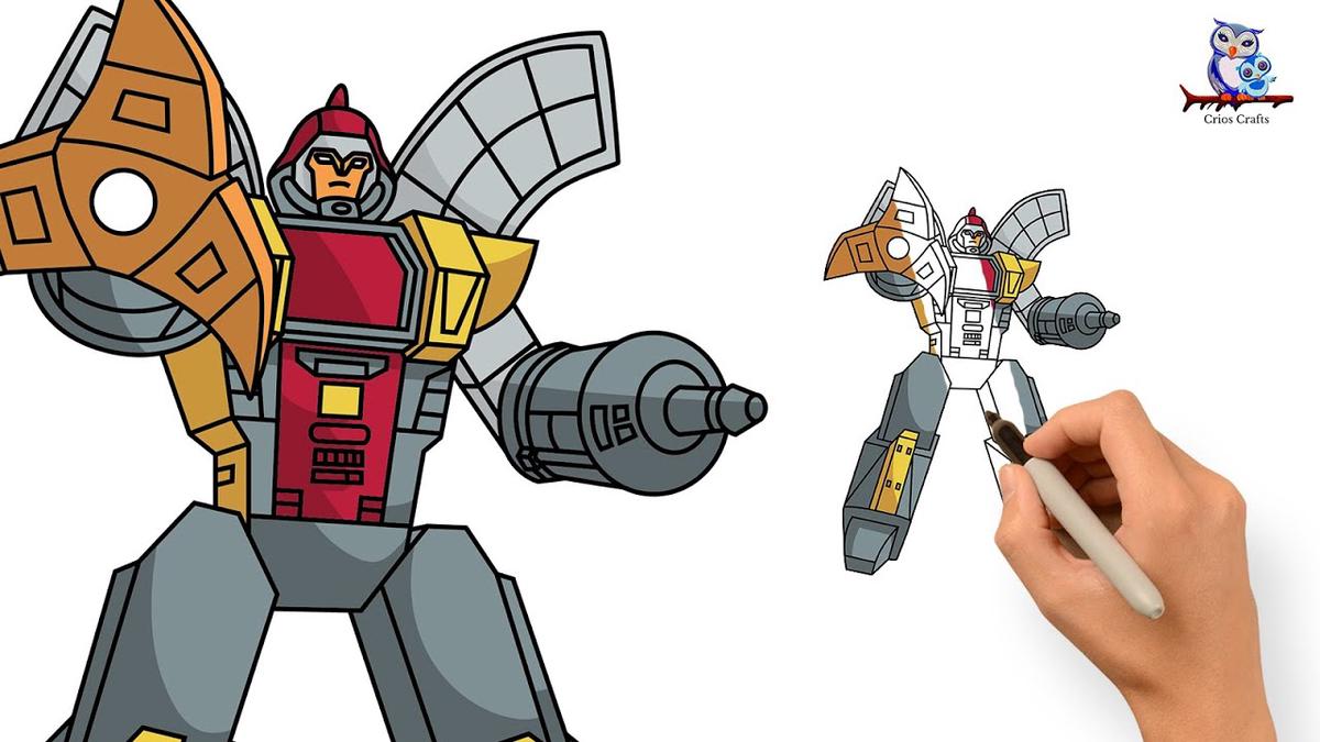 'Video thumbnail for How To Draw Omega Supreme G1 - Transformers'