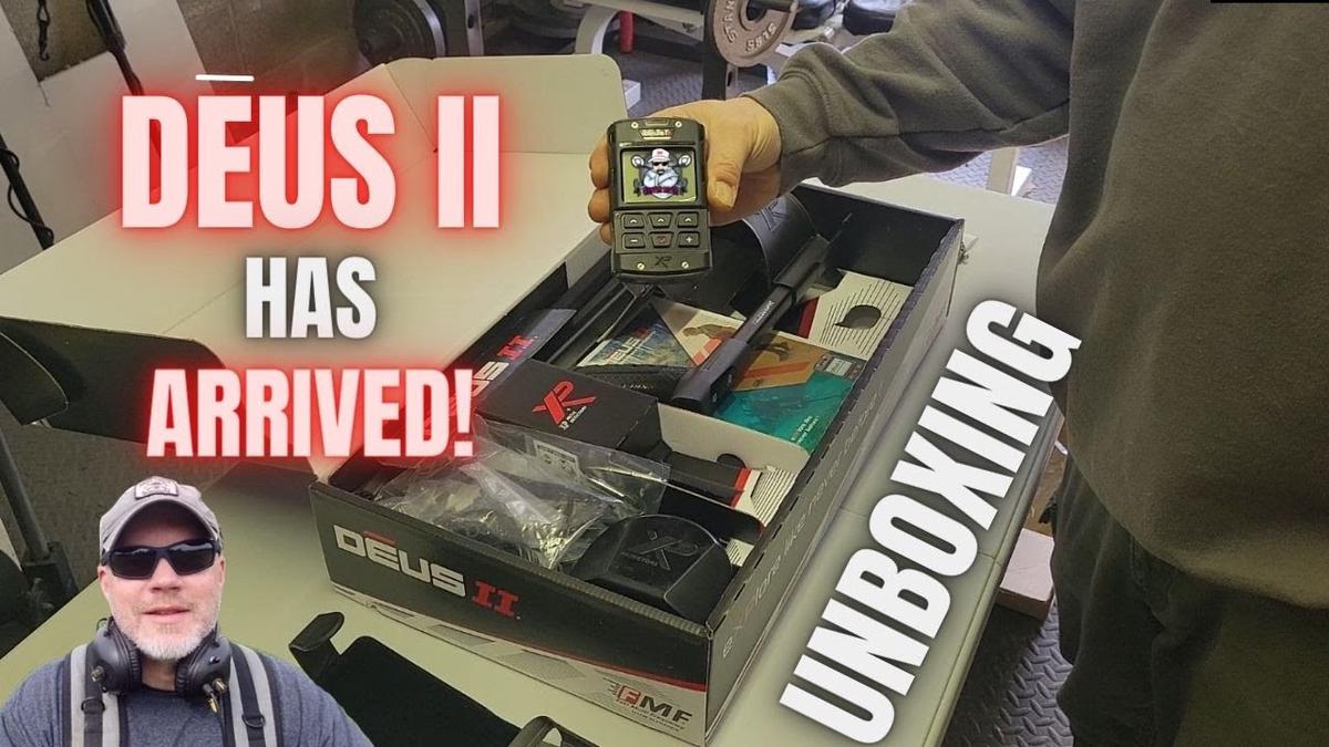'Video thumbnail for The XP DEUS II Has Arrived! Unboxing Video. What's in The DEUS 2 Box? (BONUS Footage at The End!)'